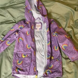 Cat & Jack Purple Polka Dot Raincoat